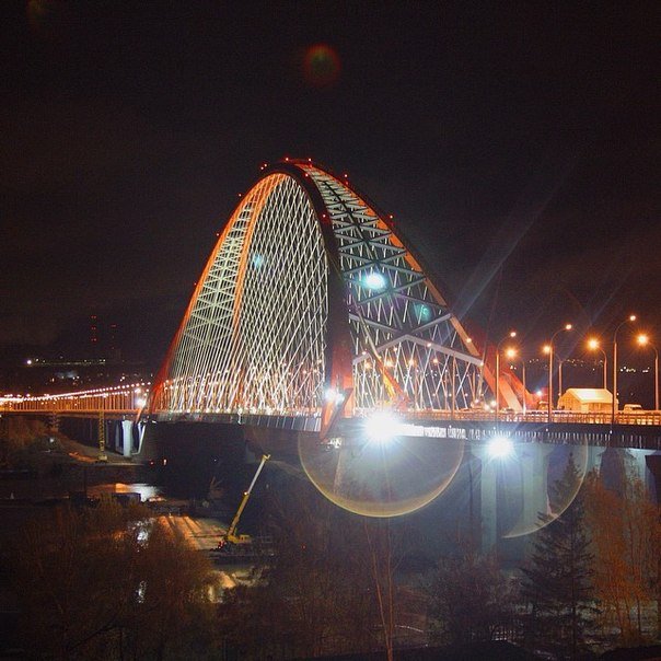 Бугринский мост открывают в Новосибирске